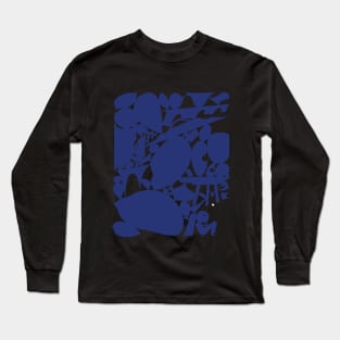 Stressed Out - blue Long Sleeve T-Shirt